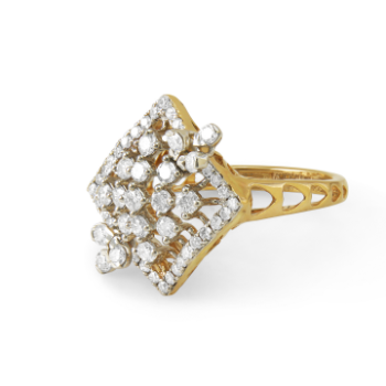 Square Mirage Diamond Ring